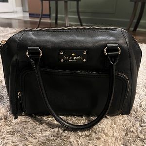 Black Kate spade leather handbag